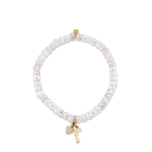 Kids Collection Gold & Diamond Love & Heart on Grapolite