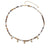 Gold & Diamond Enamel Multi-Charm Wooden Opal Necklace