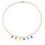 Kids Collection Gold & Enamel Tiny Happy Face Necklace