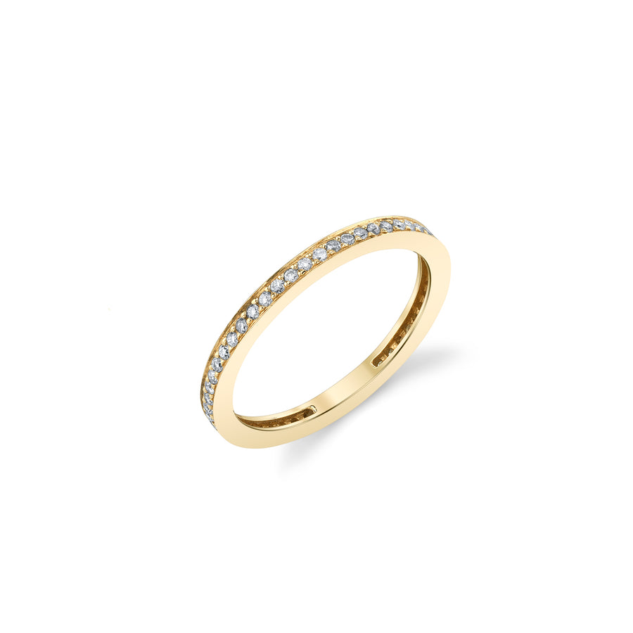 Gold & Diamond Eternity Ring - Sydney Evan Fine Jewelry
