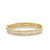 Gold & Diamond Baguette and Round Bezel Eternity Bangle