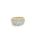 Gold & Diamond Large Puffy Ring