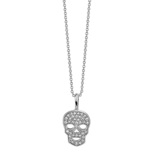 Men's Collection Gold & Diamond Mini Skull Charm