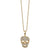 Men's Collection Gold & Diamond Mini Skull Charm
