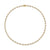 Gold & Diamond Small Bezel Eye Eternity Necklace