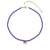 Kids Collection Gold & Enamel Unicorn Amethyst Necklace