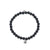 Men's Collection Gold & Diamond Small Yin Yang on Black Matte Onyx