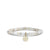 Kids Collection Gold & Diamond Eye Coin on White Turquoise Heishi
