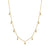 Gold & Diamond Marquise Eye Fringe Necklace