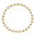 Gold & Diamond Monstera Leaf Eternity Necklace