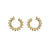 Gold & Diamond Small Marquise Eye Earrings