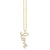 Gold & Diamond Extra Large Love Script Charm Necklace