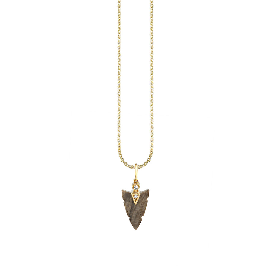 Black onyx men necklace Arrowhead necklace Gemstone adjustable cord - Shop  Inaksh Necklaces - Pinkoi