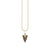 Men's Collection Gold & Diamond Small Carved Arrowhead Charm