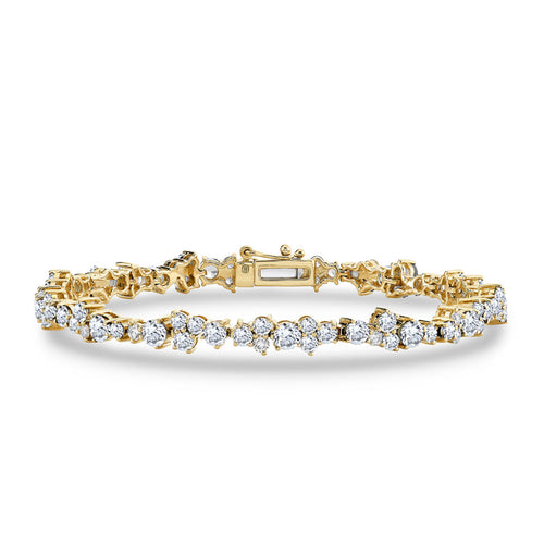 Gold & Diamond Cocktail Bracelet