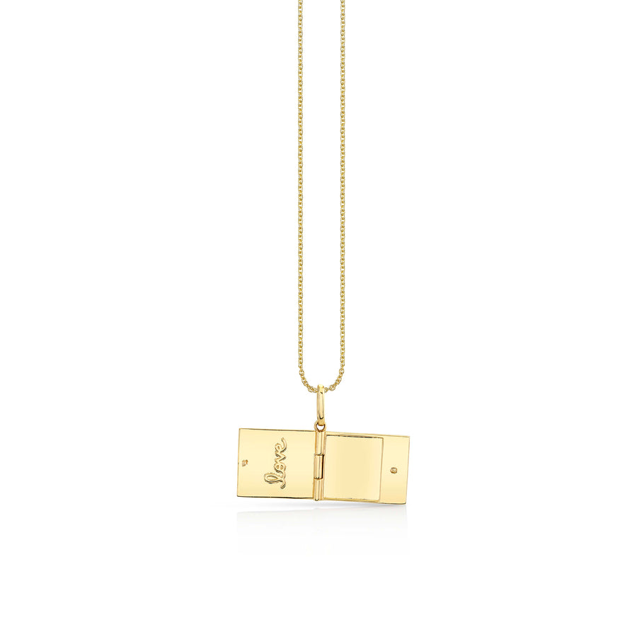 Gold & Diamond Perfect Match Locket Charm - Sydney Evan Fine Jewelry
