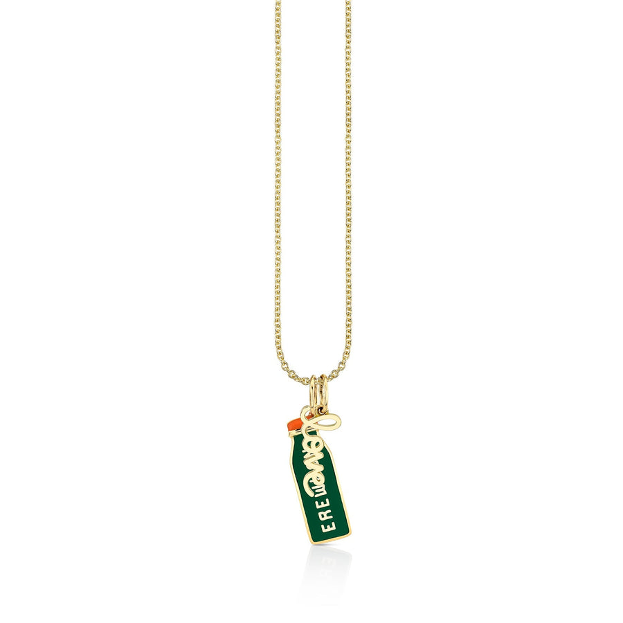 Gold & Enamel Small Erewhon x Sydney Evan Necklace - Sydney Evan Fine Jewelry