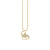 Kids Collection Gold & Diamond Brontosaurus Necklace