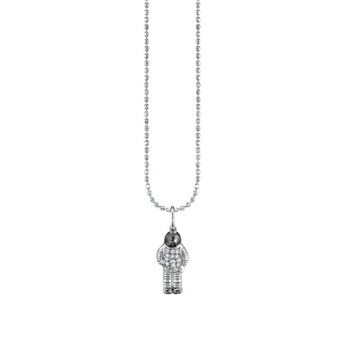 Kids Collection Gold & Diamond Astronaut Necklace
