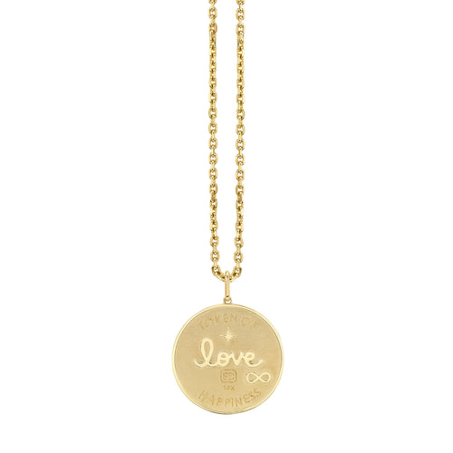 Gold & Diamond Cloud 9 Coin Charm