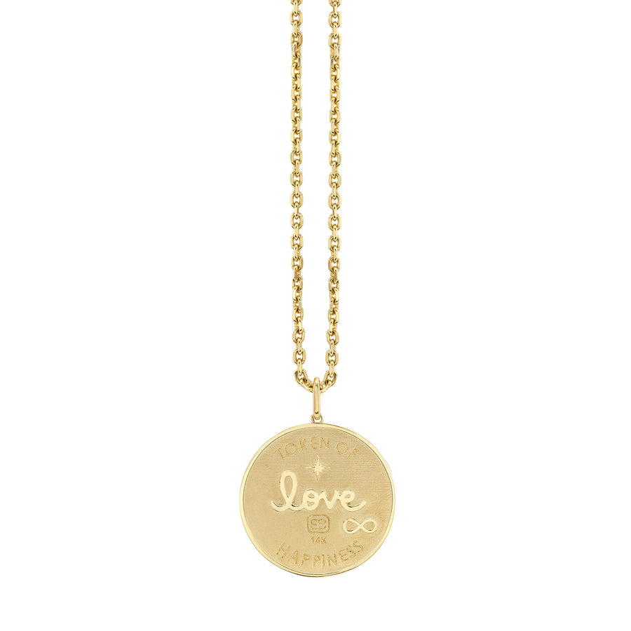 Gold & Diamond Cloud 9 Coin Charm - Sydney Evan Fine Jewelry