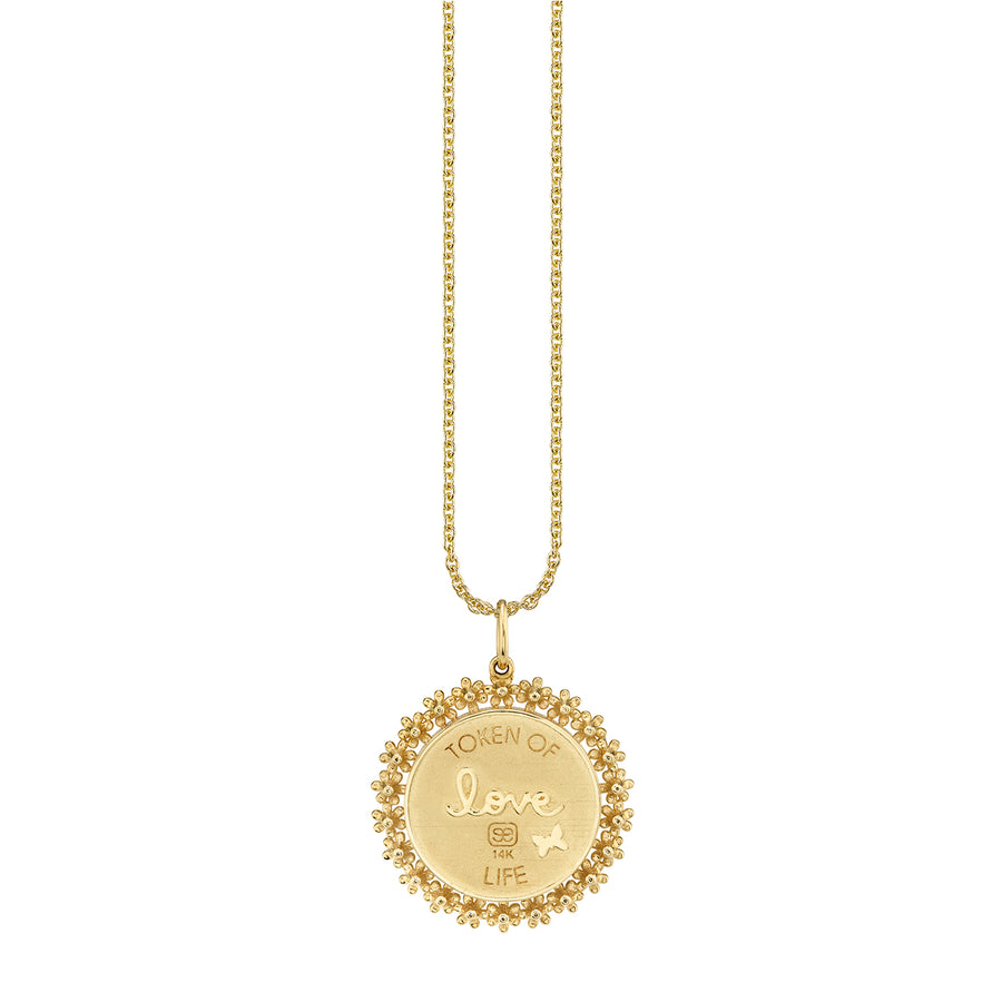 Gold & Diamond Bee Coin Charm - Sydney Evan Fine Jewelry