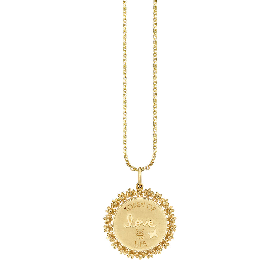 Gold & Diamond Bee Coin Charm - Sydney Evan Fine Jewelry
