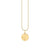 Gold & Diamond Scorpio Zodiac Medallion