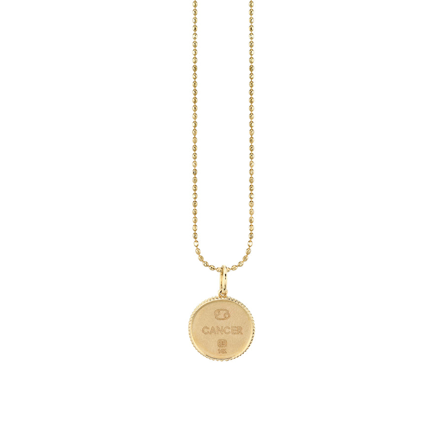 Gold & Diamond Taurus Zodiac Medallion - Sydney Evan Fine Jewelry