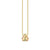 Gold & Diamond Open Wing Ladybug Necklace