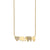 Gold & Diamond Icon Bar Necklace