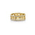 Gold & Diamond Open Icon Ring Band