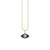 Gold & Enamel Sunburst Evil Eye Charm