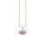 Gold & Enamel Sunburst Eye Charm