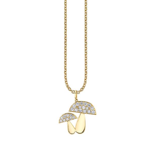 Shop Sydney Evan 14k Gold & Diamond Large Mushroom Charm