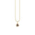 Kids Collection Gold & Enamel Tiny Om Medallion Necklace