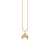 Gold & Diamond Croissant Charm Charm