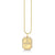 Gold & Diamond Rectangular Tricon Charm