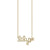Gold & Diamond Small Custom Script Heart Icon Necklace