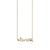 Gold & Diamond Small Custom Script Heart Icon Necklace