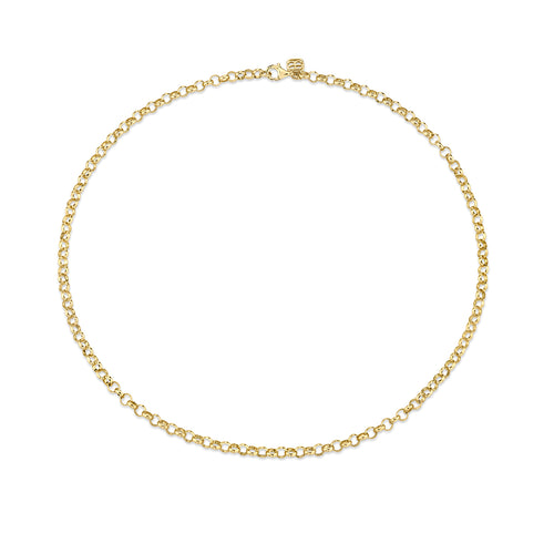 14k Gold Rolo Chain