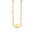 Pure Gold Extra Large Eye Link Necklace