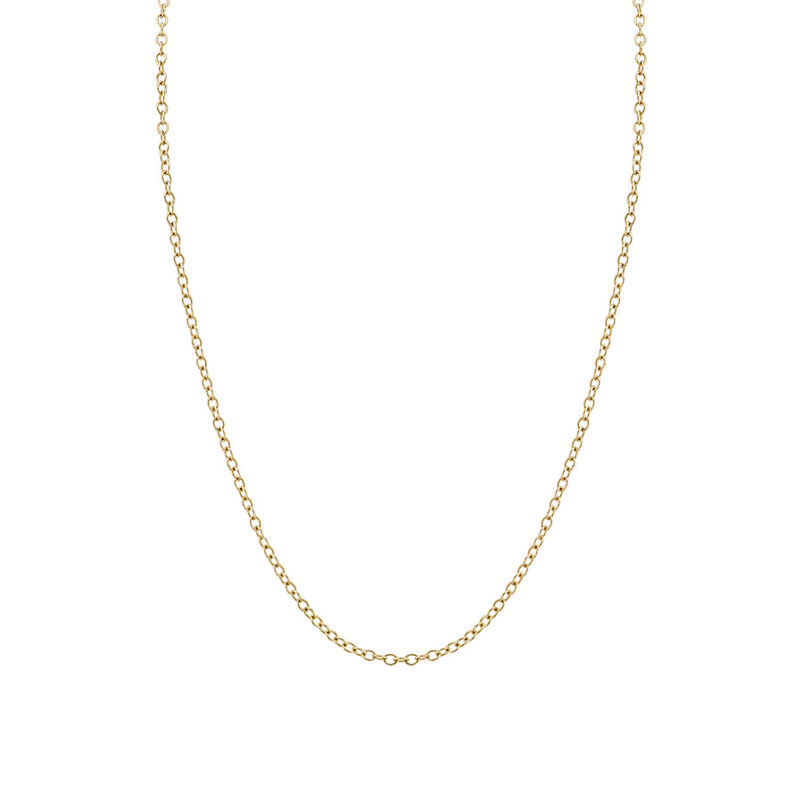 14k Gold Tiny Oval Link Chain - Sydney Evan Fine Jewelry