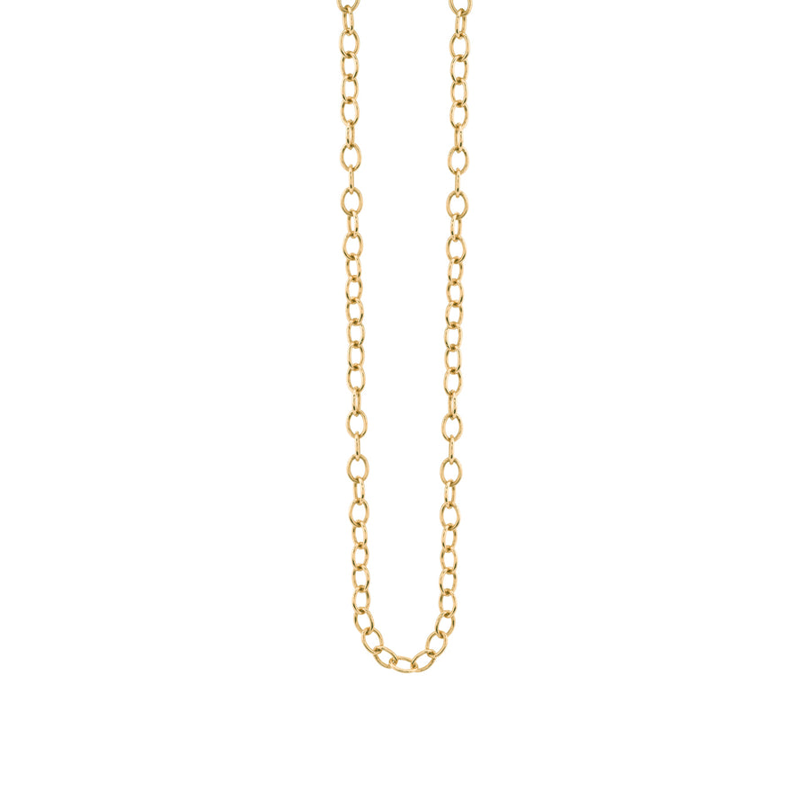 14k Gold Oval Cable Chain - Sydney Evan Fine Jewelry