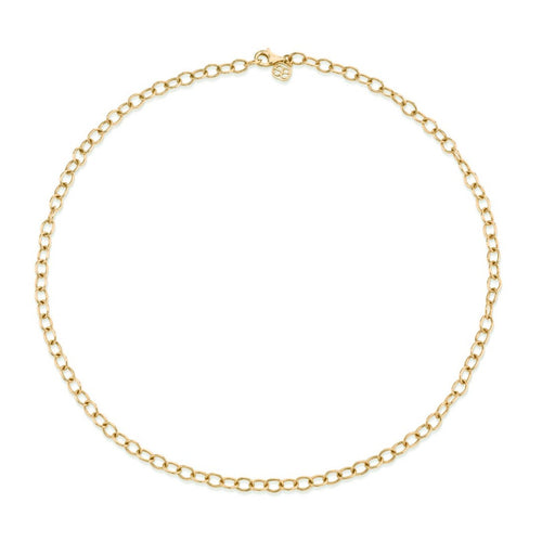 14k Gold Oval Cable Chain