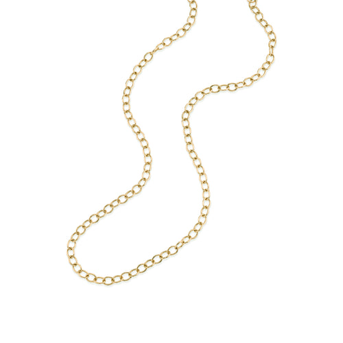14k Gold Oval Cable Chain