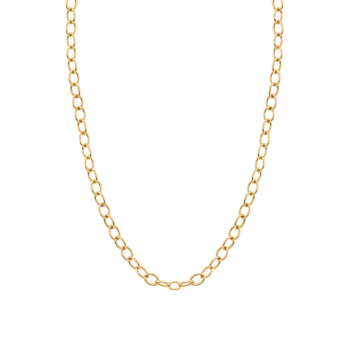 14k Gold Oval Cable Chain