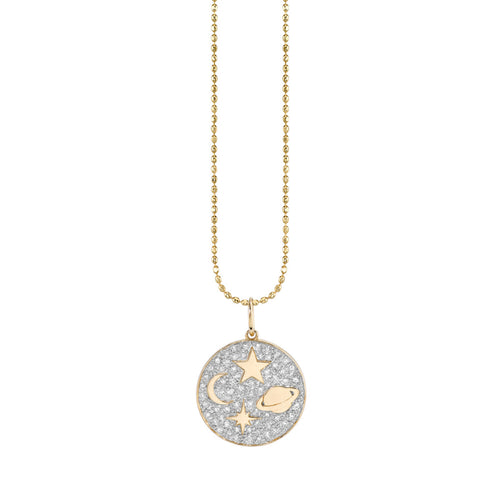 Gold & Diamond Celestial Tableau Charm