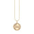 Gold & Diamond Luck Tableau Medallion Charm