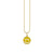 Kids Collection Gold & Enamel Happy Face Necklace